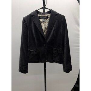 Apostrophe Luxury is a State of Mind Black Velvet Blazer